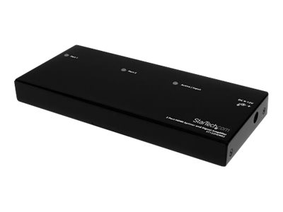 StarTech.com HDMI Splitter 1 In 2 Out - 1080p - 2 Port - Signal Amplifier - Rugged - HDMI Multi Port - HDMI Audio Splitter (ST122HDMI2) - Video/audio splitter - 2 x HDMI - desktop - for P/N: SVA12M2NEUA, SVA12M5NA