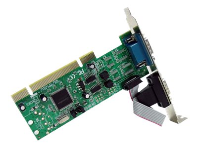 StarTech.com 2 Port PCI RS422/485 Serial Adapter Card with 161050 UART - Serial adapter - PCI-X - RS-422/485 x 2 - PCI2S4851050 - Serial adapter - PCI-X - RS-422/485 x 2