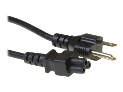 ACT Netsnoer USA connector - C5 zwart 18 m