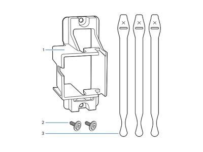 KIT BRACKET CORD ZT4x1 (Set of 5)