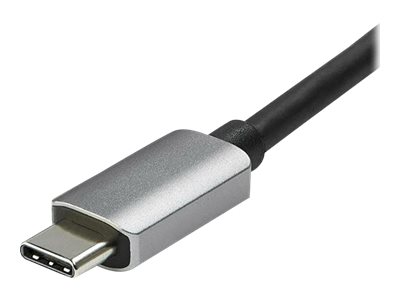 StarTech.com USB 3.1 Type-C to Dual Link DVI-I Adapter - Digital Only - 2560 x 1600 - Active USB-C to DVI Video Adapter Converter (CDP2DVIDP) - Adapter - dual link - 24 pin USB-C (M) to DVI-I (F) - USB 3.1 - 15.2 cm - active - space grey - for P/N: TB4CDOCK