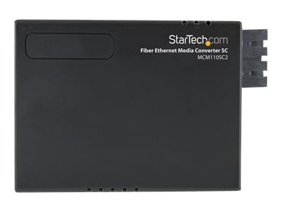 StarTech.com 10/100 Multi Mode Fiber Ethernet Media Converter SC 2 km - Fibre media converter - 100Mb LAN - 10Base-T, 100Base-FX, 100Base-TX - RJ-45 / SC multi-mode - up to 2 km - 1310 nm