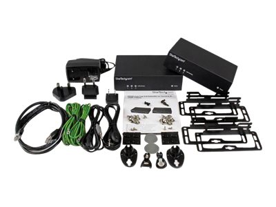 StarTech.com HDMI over CAT5 HDBaseT Extender - Power over Cable - IR - RS232 - 10/100 Ethernet - Ultra HD 4K - 330 ft (100m) (ST121HDBT5) - Video/audio/infrared/serial extender - over CAT 5 - up to 100 m - for P/N: SVA12M2NEUA, SVA12M5NA