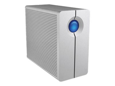 LaCie 2big Quadra - Hard drive array - 8 TB - 2 bays - HDD 4 TB x 2 - FireWire 800, USB 3.0 (external)
