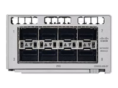 Cisco Meraki - Expansion module - Gigabit Ethernet / 10Gb Ethernet / 25Gb Ethernet SFP28 x 8