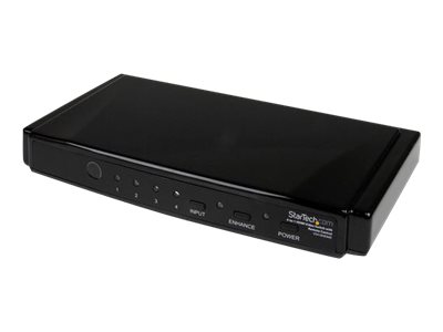 StarTech.com 4-to-1 HDMI Video Switch with Remote Control - Video/audio switch - 4 x HDMI - desktop - VS410HDMIE - Video/audio switch - 4 x HDMI - desktop - for P/N: SVA5M3NEUA
