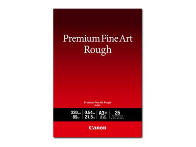 Canon Premium FA-RG1 - Cotton - rough - 21.5 mil - A3 Plus (330 x 480 mm) - 320 g/m² - 25 sheet(s) fine art paper - for imagePROGRAF PRO-1000