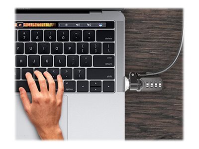 Compulocks T-bar Security Combination Cable Lock - Security cable lock - for Compulocks Universal Tablet Holder