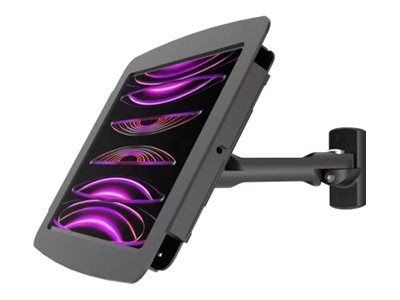Compulocks iPad Pro 11\" (1-4th Gen) Space Enclosure Swing Wall Mount - Enclosure - Anti-Theft - for tablet - lockable - high-grade aluminium - black - screen size: 11\" - wall-mountable, surface mountable, counter top - for Apple 11-inch iPad Pro (1st