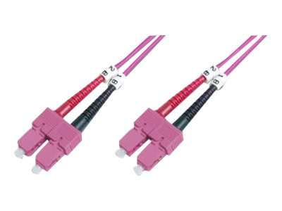 FO PATCH CORD DUPLEX SC TO SC MM OM4 5