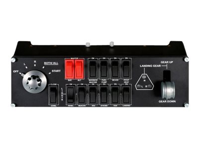 Logitech Flight Switch Panel - Flight simulator instrument panel - wired - for PC