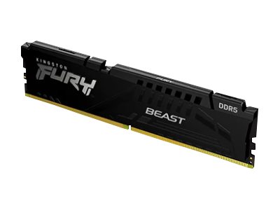 Kingston FURY Beast - DDR5 - kit - 16 GB: 2 x 8 GB - DIMM 288-pin - 5200 MHz / PC5-41600 - CL40 - 1.25 V - unbuffered - on-die ECC