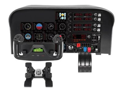 Logitech Flight Yoke System - Yoke and throttle - wired - for PC