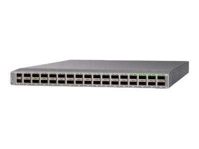 Cisco Nexus 9332C ACI Spine - Switch - 32 x 100 Gigabit QSFP28 / 40 Gigabit QSFP28 + 2 x 1 Gigabit / 10 Gigabit SFP+ - rack-mountable - remanufactured
