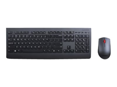 Lenovo Professional Combo - Keyboard and mouse set - wireless - 2.4 GHz - French