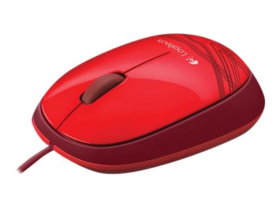 Mouse M105 red USB with pattern