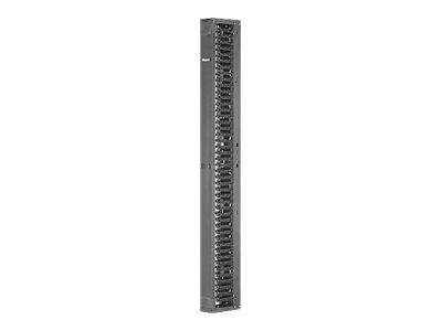 Panduit PatchRunner 2 Single Sided Manager - Rack cable management panel (vertical) - black - 45U