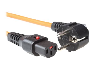 PWRCORD RA - C13 LOCK OR 2.00M. 1 stk