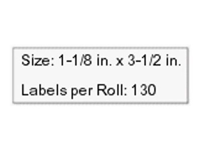 SLP-1RLB WHITE LABEL FOR TRAY