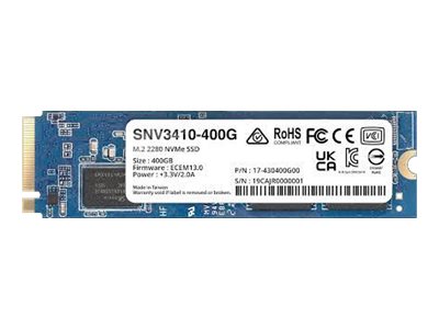 Synology SNV3410 - SSD - 400 GB - internal - M.2 2280 - PCIe 3.0 x4 (NVMe)