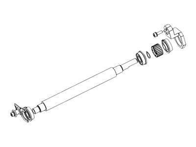 G2 LH Removable Platen Roller Assy 4ft