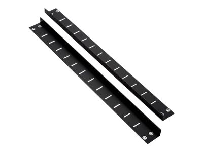 Panduit - Rack rail kit - rear - black - 18U