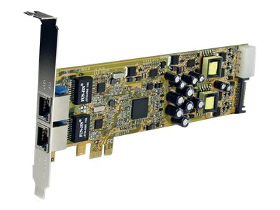 StarTech.com Dual Port PCI Express Gigabit Ethernet Network Card Adapter - 2 Port PCIe NIC 10/100/100 Server Adapter with PoE PSE (ST2000PEXPSE) - Network adapter - PCIe - Gigabit Ethernet x 2