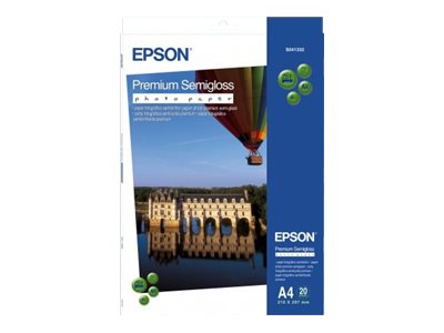 Epson Premium Semigloss Photo Paper - Semi-glossy - A2 (420 x 594 mm) - 251 g/m² - 25 sheet(s) photo paper - for SureColor P5000, SC-P7500, P900, P9500, T2100, T3100, T3400, T3405, T5100, T5400, T5405