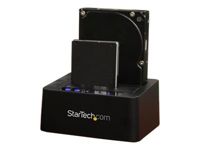 StarTech.com Standalone Hard Drive Duplicator, Dual Bay HDDSSD ClonerCopier, USB 3.1 (10 Gbps) to SATA III (6Gbps) HDDSSD Docking Station, Hard Disk Duplicator Dock - Hard Drive Cloner - Hard drive duplicator - 2 bays (SATA-300) - for P/N: TBLT3MM1MA, TBLT3MM2M, TBLT3MM2MA