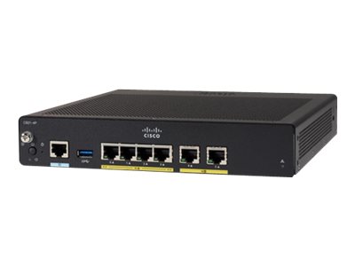 Cisco Integrated Services Router 931 - Router 4-port switch - 1GbE - WAN ports: 2 -