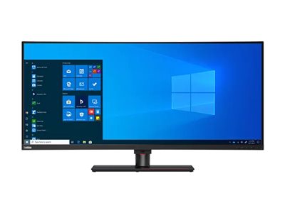 Lenovo ThinkVision P40w-20 - LED monitor - curved - 40\" (39.7\" viewable) - 5120 x 2160 WUHD @ 75 Hz - IPS - 300 cd/m² - 1000:1 - 4 ms - 2xThunderbolt 4, DisplayPort, HDMI - raven black - Campus