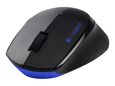 Logitech Wireless Combo MK345 - Keyboard and mouse set - wireless - 2.4 GHz - French - black, blue