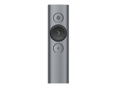 Logitech Spotlight - Presentation remote control - 3 buttons - slate