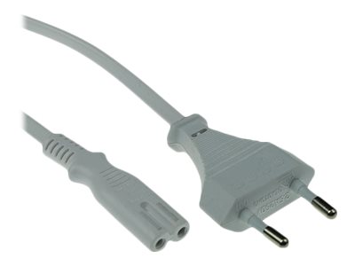 PWRCORD CEE7/16 STR-C7 WH 3.0M. 1 stk