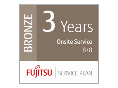Ricoh Scanner Service Program 3 Year Bronze Service Plan for Fujitsu Departmental Scanners - Extended service agreement (extension) - parts and labour - 3 years - on-site - 8x5 - response time: 8 h - repair time: 8 hours - for fi-7180, 7280, 7460, 7480