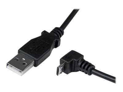 1m USB to Down Angle Micro USB Cable