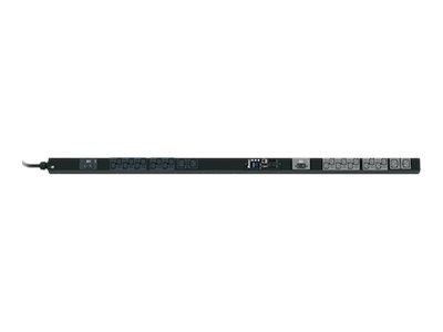 Panduit SmartZone G5 Monitored Input (MI) Series - Power distribution unit (rack-mountable) - AC 230 V - 7400 VA - 1-phase - Ethernet 10/100/1000 - input: IEC 60309 2P+E - output connectors: 24 (4 x IEC 60320 C19, 20 x IEC 60320 C13) - 0U - 3 m cord