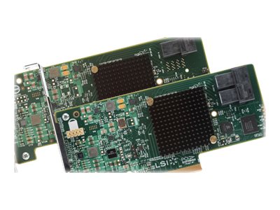 Broadcom MegaRAID SAS 9341-8i - Storage controller (RAID) - 8 Channel - SATA / SAS 12Gb/s - low profile - RAID RAID 0, 1, 5, 10, 50, JBOD - PCIe 3.0 x8