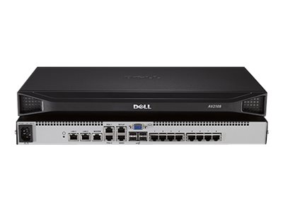 Dell DAV2108 - KVM switch - 8 x KVM port(s) - 1 local user - rack-mountable