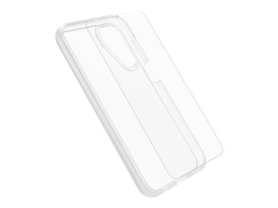 OtterBox React Series - Back cover for mobile phone - clear - with Otterbox Glass pack - for Samsung Galaxy A15, A15 5G