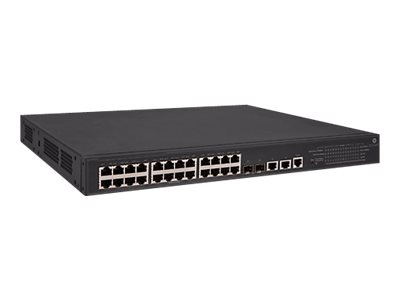 HPE FlexNetwork 5130-24G-PoE+-2SFP+-2XGT (370W) EI - Switch - L3 - Managed - 24 x 10/100/1000 (PoE+) + 2 x 1 Gigabit / 10 Gigabit SFP+ + 2 x 10 Gigabit Ethernet - rack-mountable - PoE+ (370 W)