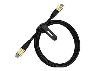 OtterBox - USB cable - 24 pin USB-C (M) to 24 pin USB-C (M) - USB 3.2 - 5 A - 1.8 m - USB Power Delivery (5A, 100W)