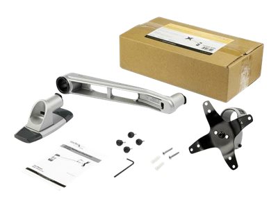 StarTech.com Wall Mount Monitor Arm - 10.2\" Swivel Arm - For up to 34\" VESA - Bracket - adjustable arm - for LCD display - aluminium - silver - screen size: 13\"-30\" - wall-mountable