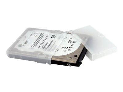 StarTech.com 2.5in Silicone Laptop Hard Drive Protector Sleeve with Connector Cap - 3.5 HDD protector - Hard Drive protector (HDDSLEV25) - Hard drive protective sleeve - clear - for P/N: SATERASER4, SDOCK1EU3P2, SDOCK2ERU33, SDOCK2U33V, SDOCK4U313, USB31C2SAT3