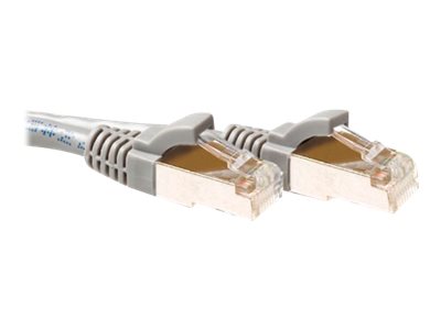 Grijze 5 meter SFTP CAT6A patchkabel snagless met RJ45 connectoren - PolyBag