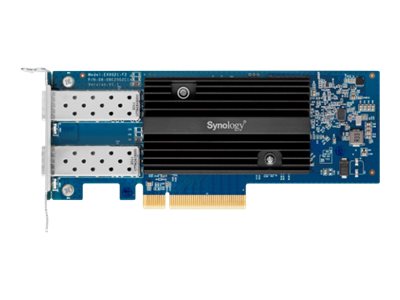 Synology E10G21-F2 - Network adapter - PCIe 3.0 x8 low profile - 10 Gigabit SFP+ x 2 - for Disk Station DS1621, DS1821, FlashStation FS3600, RackStation RS1221, RS3621, RS4021