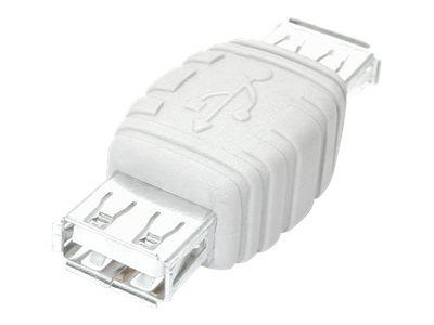 StarTech.com USB A Gender Changer - F/F - USB gender changer - USB (F) to USB (F) - GCUSBAAFF - USB gender changer - USB (F) to USB (F) - for P/N: USBEXTAA_6, USBFAB_10, USBFAB_15, USBFAB_6