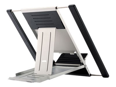 Neomounts NSLS100 - Stand - for notebook / tablet - silver - screen size: 10\"-22\" - desktop