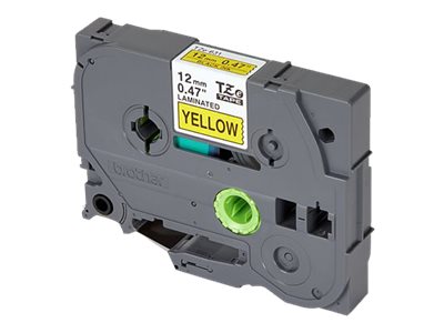 Brother TZe-631 - Self-adhesive - black on yellow - Roll (1.2 cm x 8 m) 1 cassette(s) laminated tape - for Brother PT-H110, P-Touch PT-E310, H200, P-Touch Cube PT-P300, P-Touch Cube Plus PT-P710