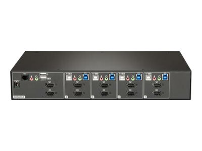 2-port desktop KVM Display Port audio
